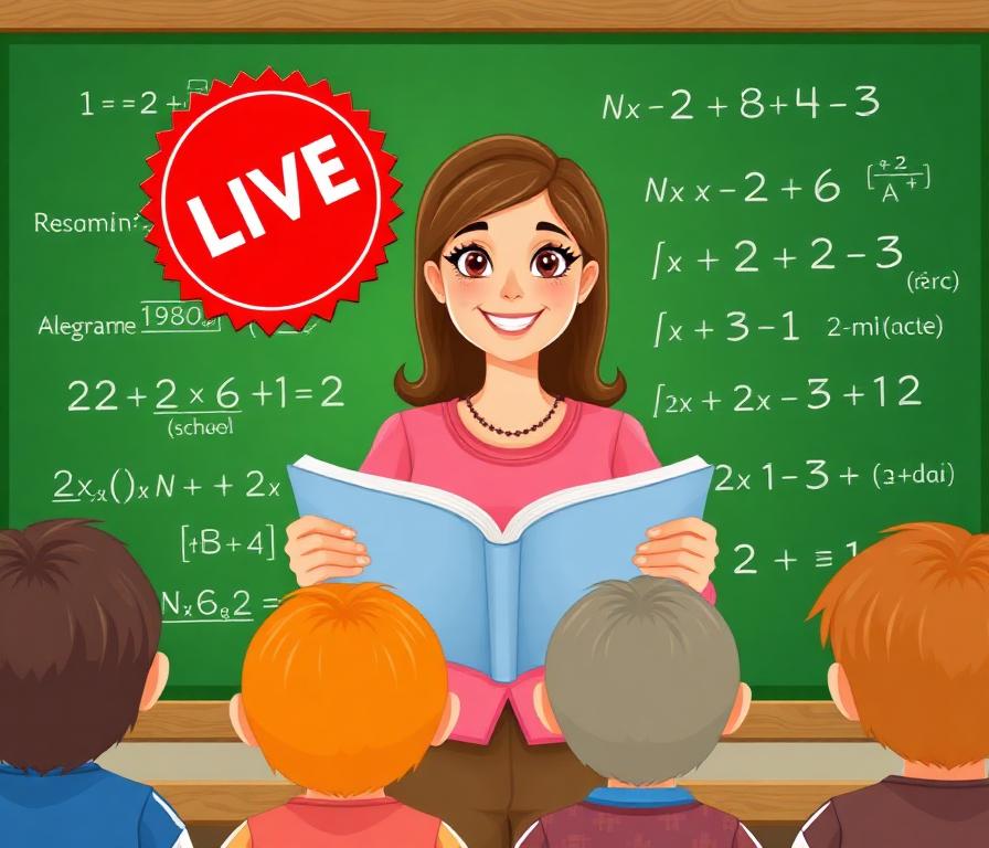Educators live streaming illustration